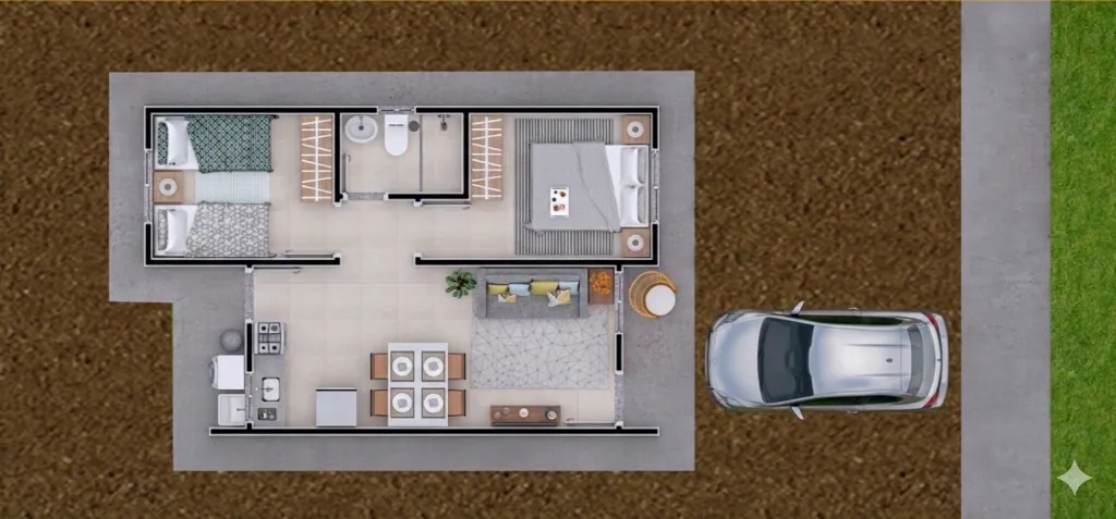 Planta do Residencial Cidade Sonho